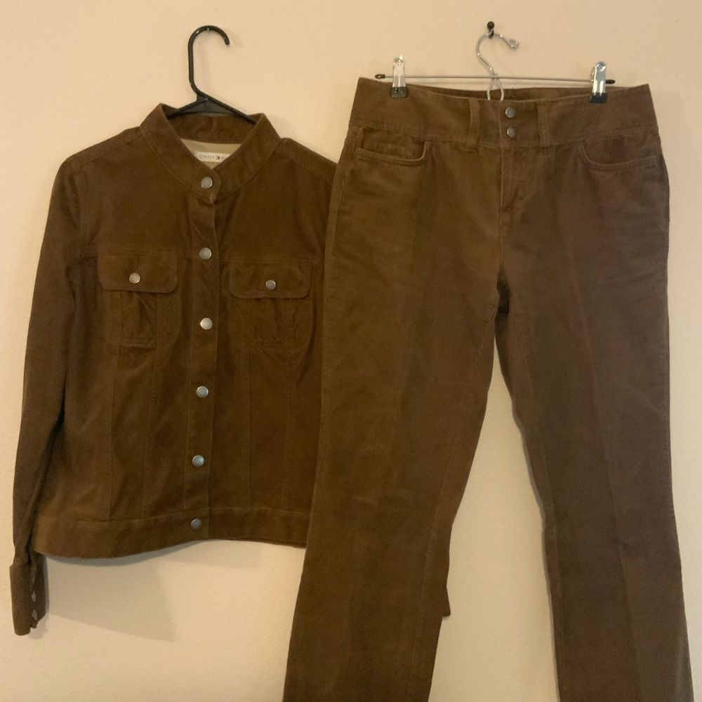 Woman’s Vintage Tommy Hilfiger corduroy Jacket & Pant